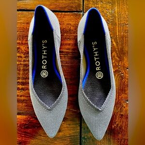 Rothy’s The Point Cloud Grey Birdseye (Retired) Size 6.5